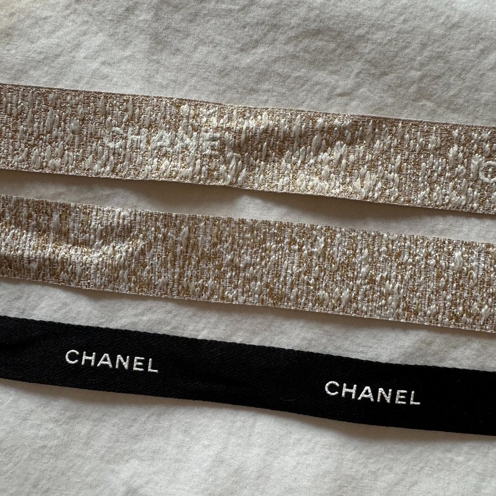 Authentic Chanel Holiday Ribbon